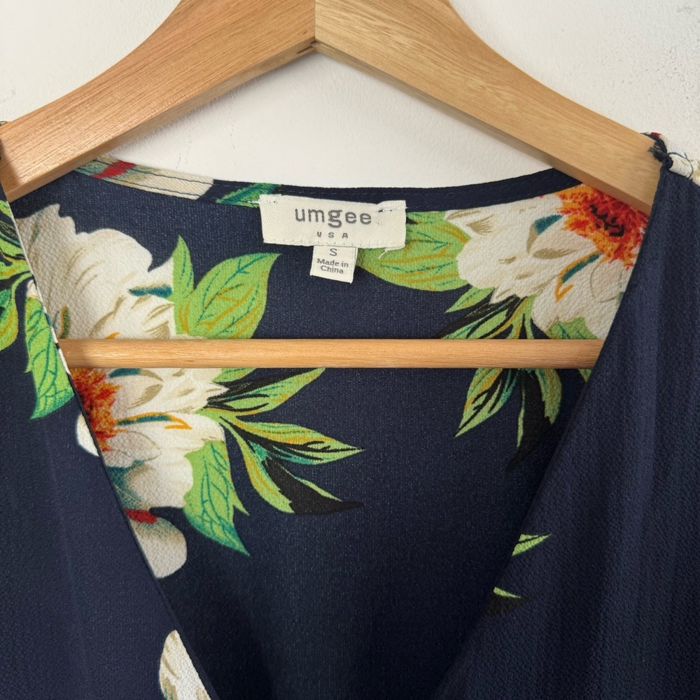 Umgee Black Floral Romper - Picture 7 of 11